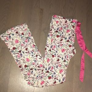Girly Print Cozy Victoria’s Secret PJ Bottoms